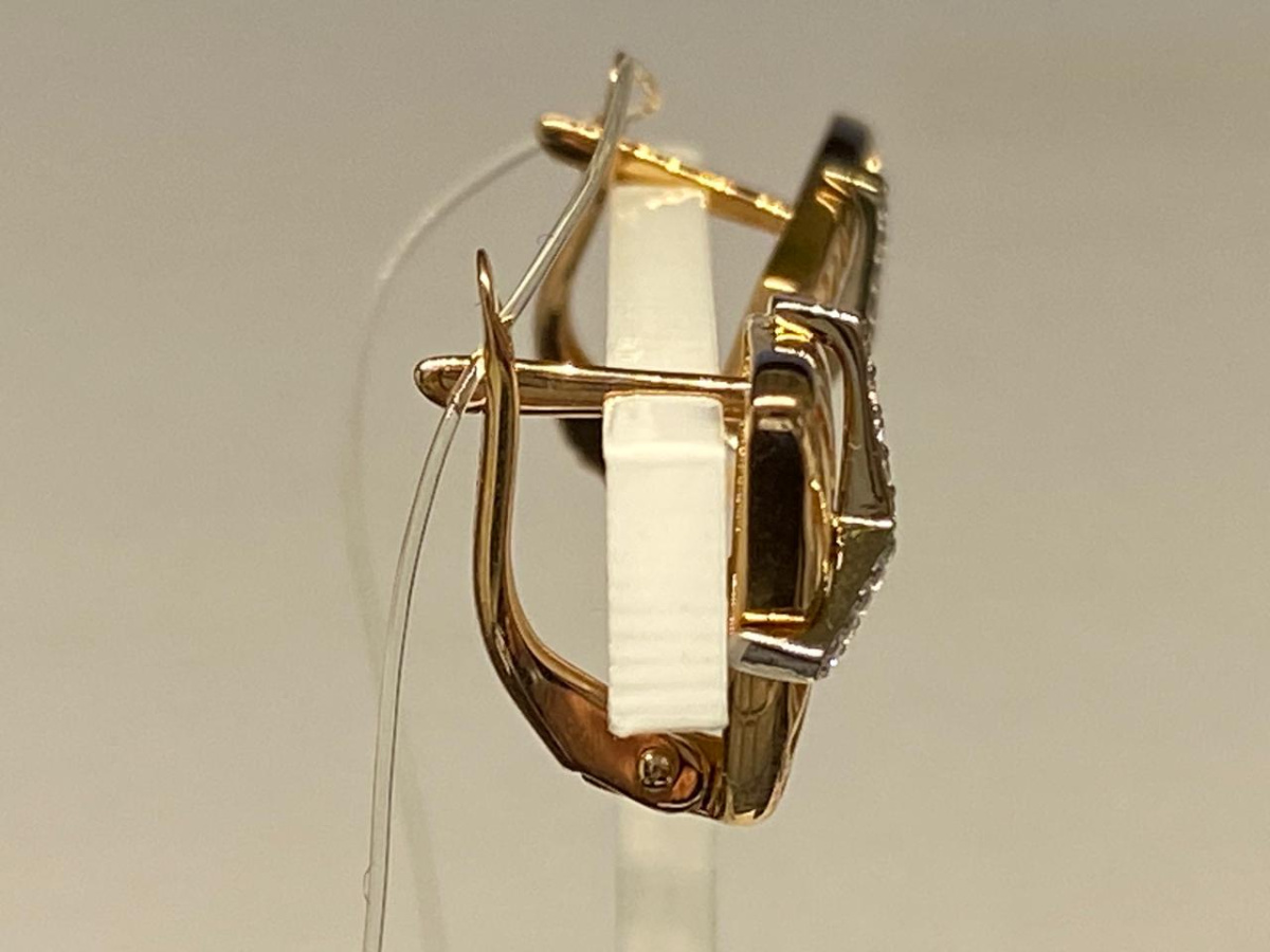 СЕРЬГИ С КАМНЯМИ (Au 585)