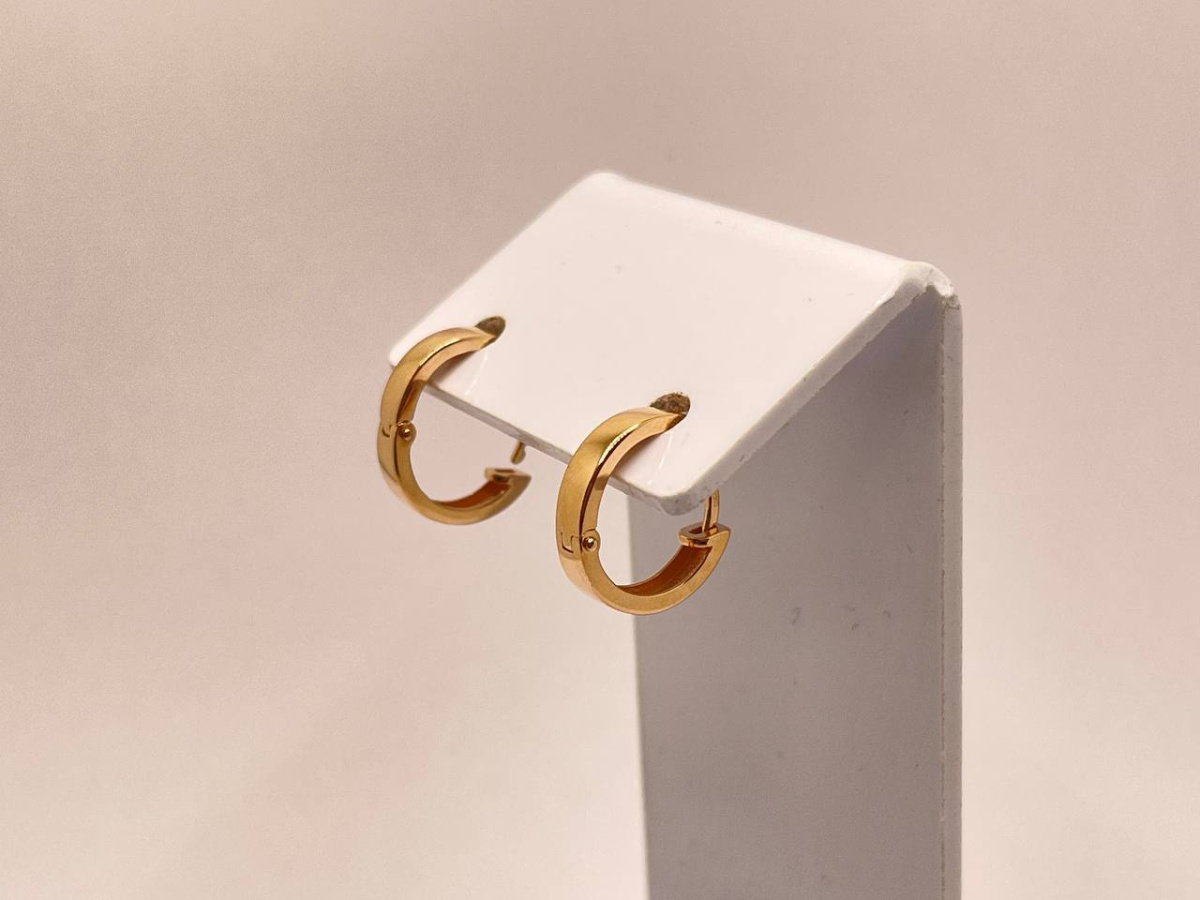 СЕРЬГИ БЕЗ КАМНЯ (Au 585)