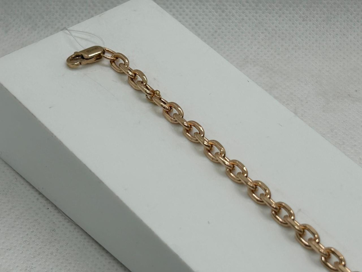 БРАСЛЕТ ПУСТОТЕЛЫЙ Якорное (Au 585)