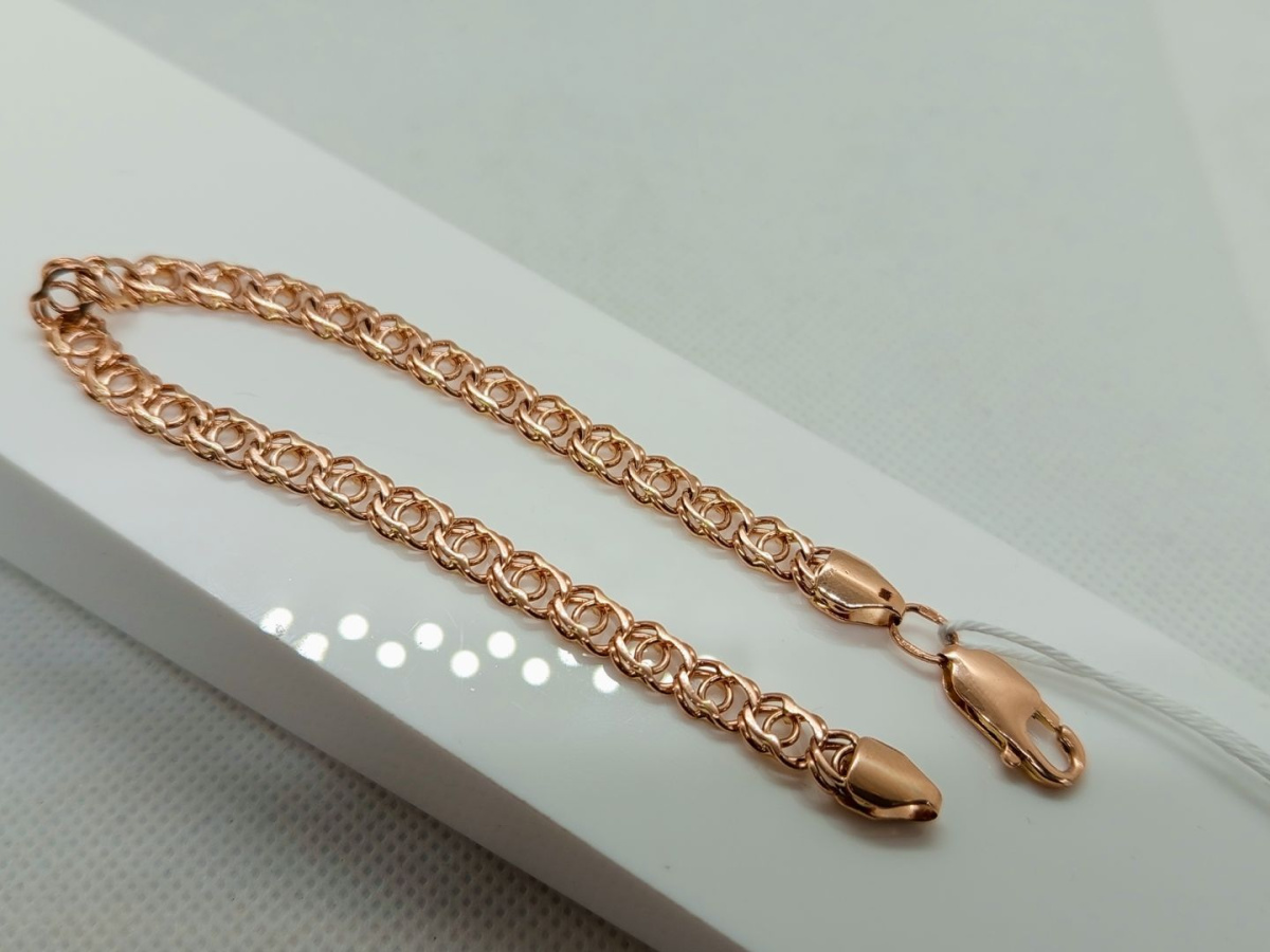 БРАСЛЕТ ПОЛНОВЕСНЫЙ Бисмарк (Au 585)