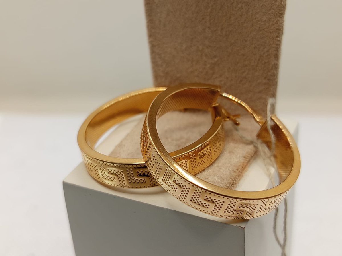 СЕРЬГИ БЕЗ КАМНЯ (Au 585)