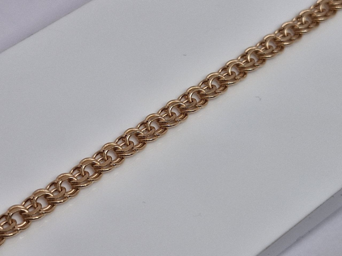 НБ 12-316ПГ БРАСЛЕТ ПУСТОТЕЛЫЙ (Au 585)