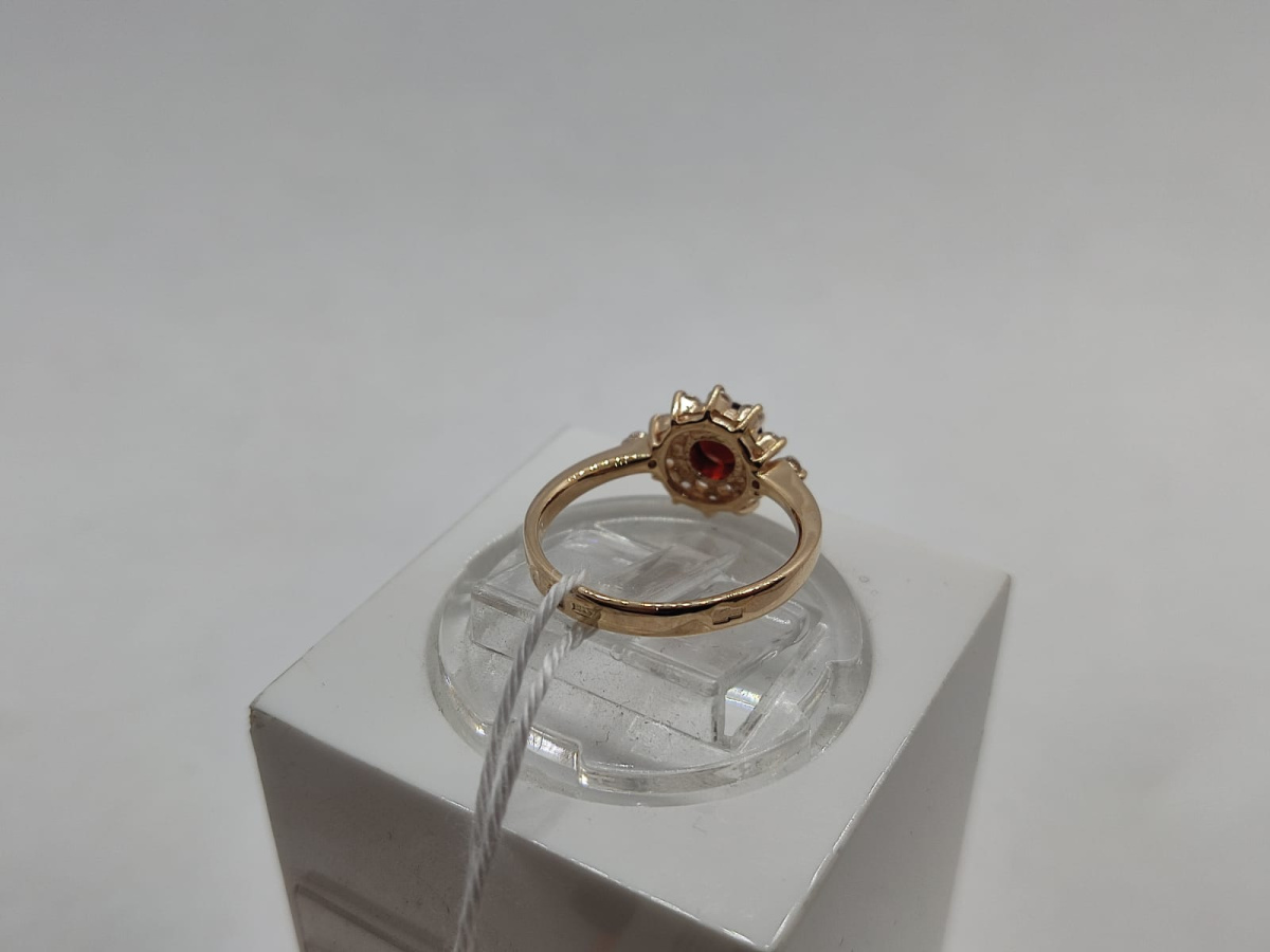 КОЛКМИ585 КОЛЬЦО С КАМНЯМИ (Au 585)