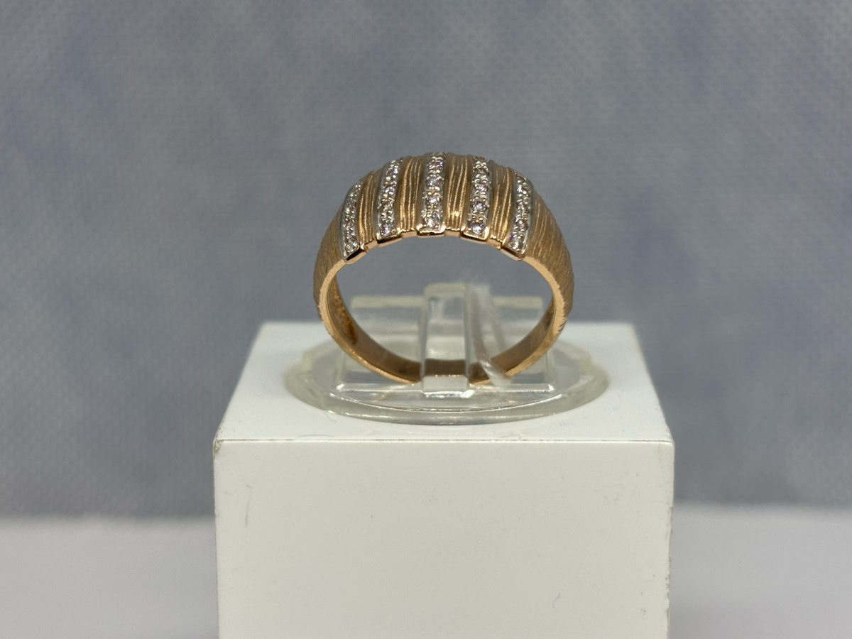КОЛКМИ585 КОЛЬЦО С КАМНЯМИ (Au 585)