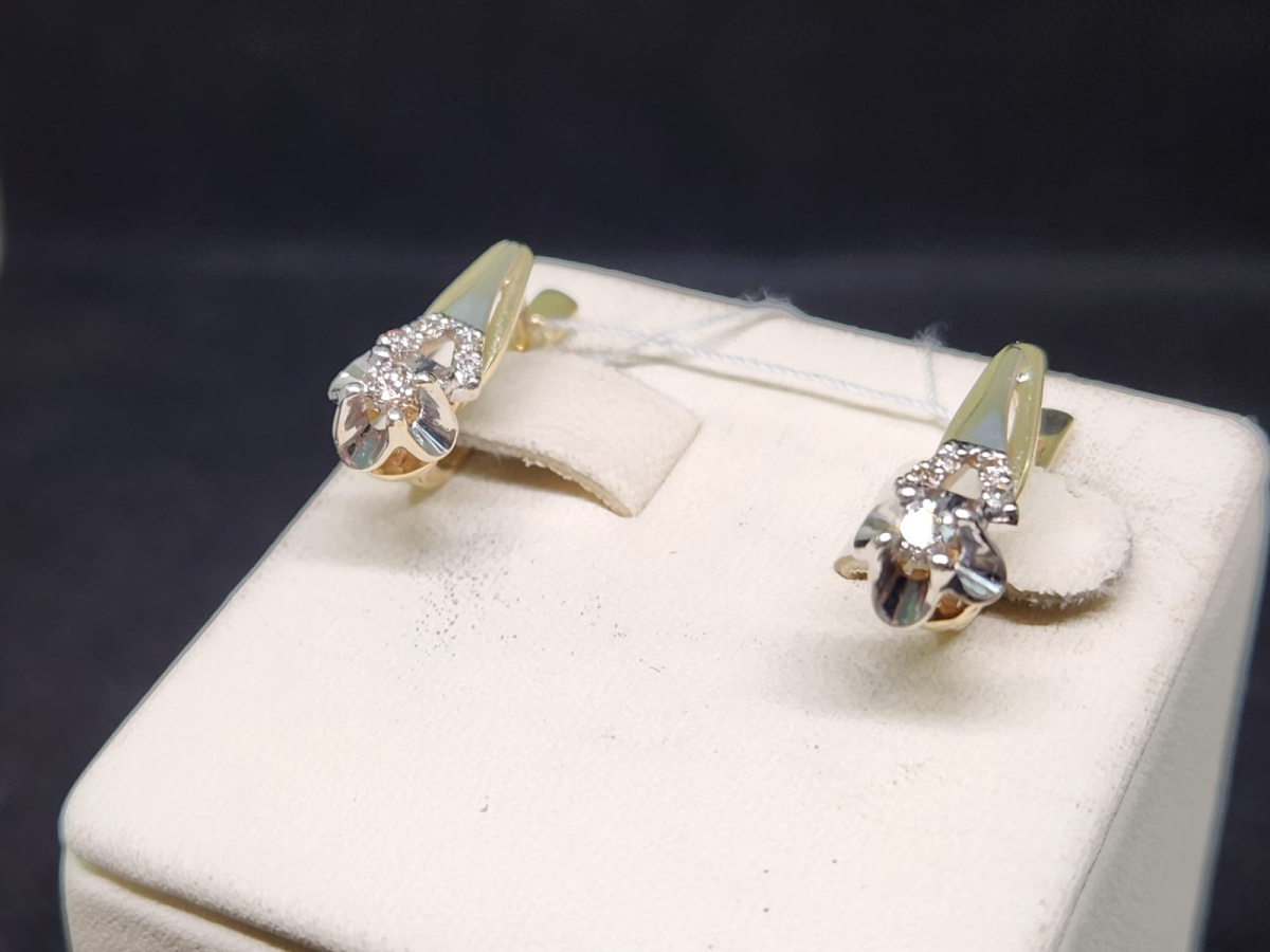 СЕРЬГИ БРИЛЛИАНТ (Au 585)