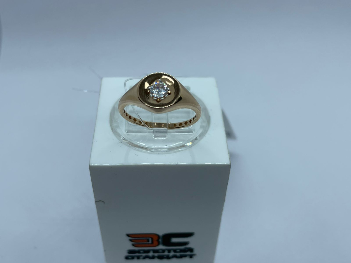 КОЛЬЦО С КАМНЕМ (Au 585) КОЛЬЦО С КАМНЕМ (Au 585)