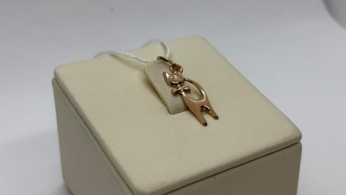 ПОДКМИ585 ПОДВЕСКА С КАМНЯМИ (Au 585)