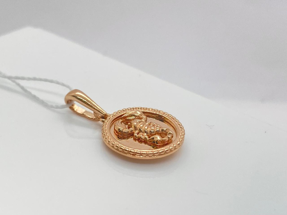 ПОДВЕСКА ЗНАК ЗОДИАКА СКОРПИОН (Au 585)