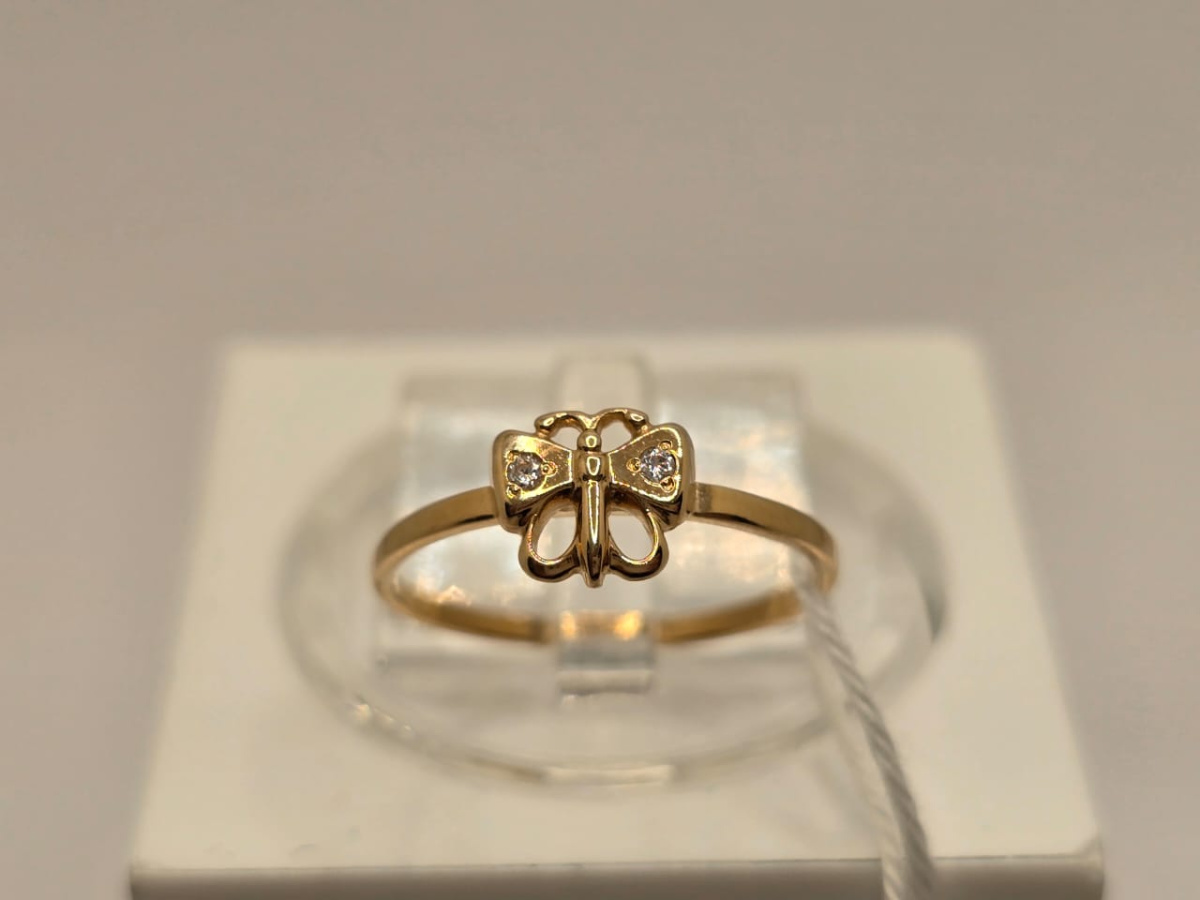 КОЛЬЦО С КАМНЯМИ (Au 585)