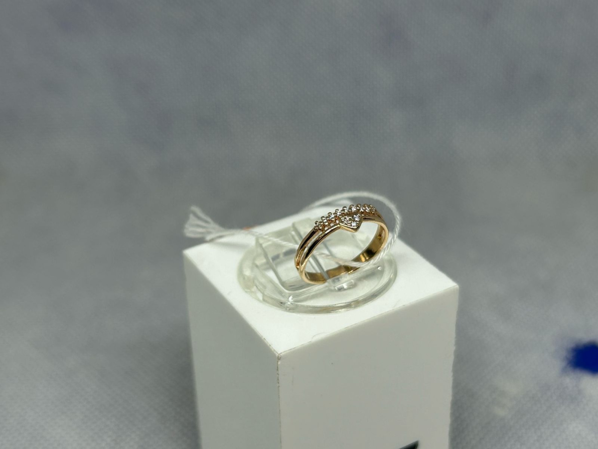 КОЛКМИ585 КОЛЬЦО С КАМНЯМИ (Au 585)