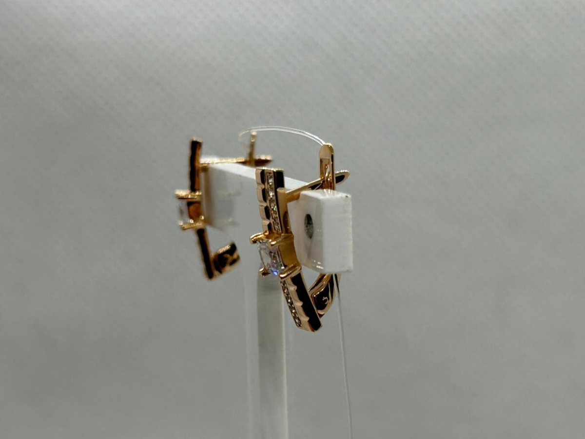 СЕРЬГИ БЕЗ КАМНЯ (Au 585)