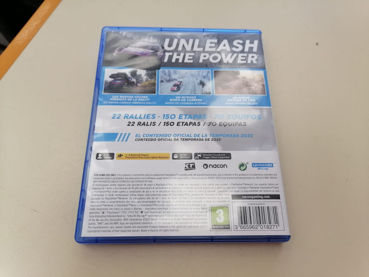 Игра Playstation 5 WRC Cenerations