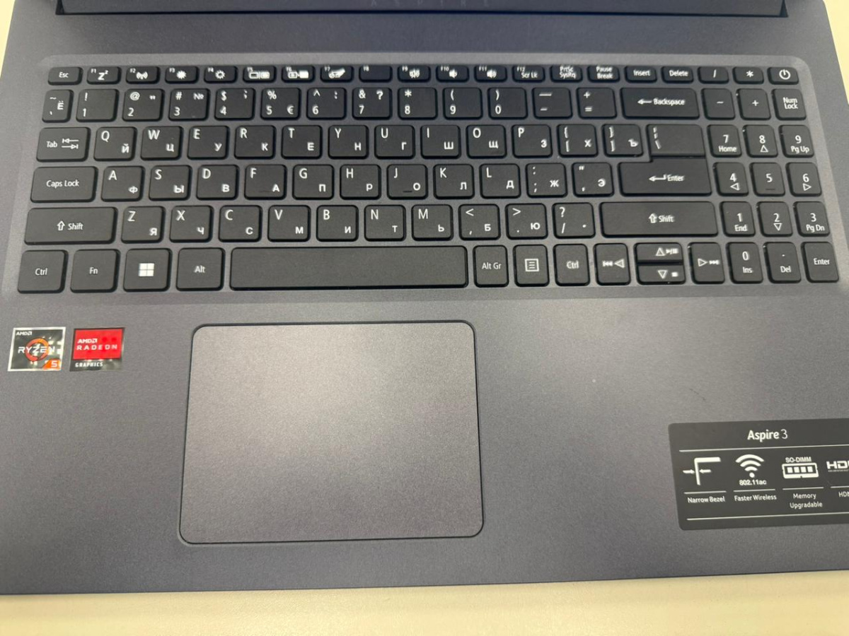 Ноутбук Acer A315-23; Ryzen 5 3500U, Radeon Vega 8, 8 Гб, 256 Гб, Нет