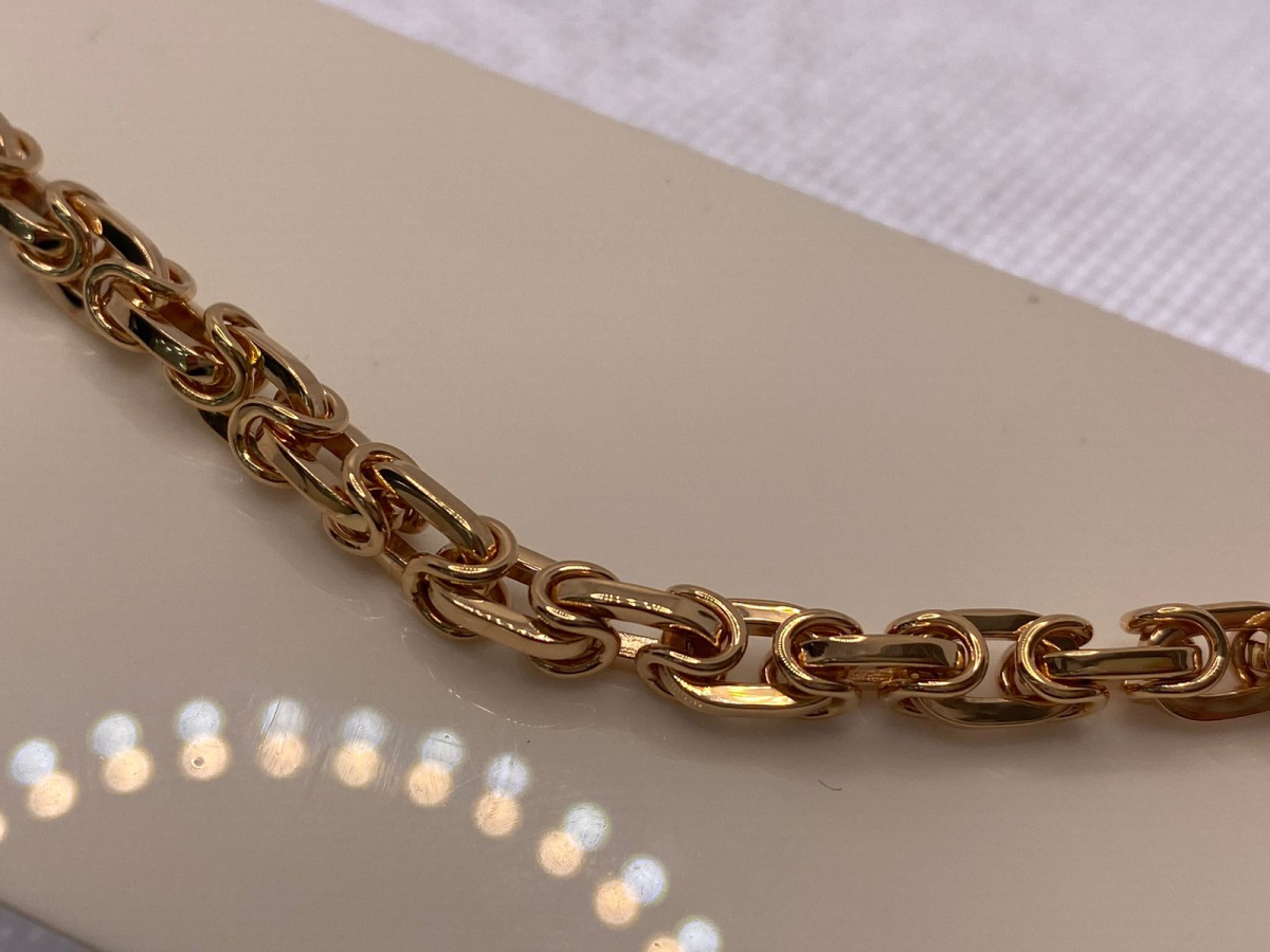 БРАСЛЕТ ПУСТОТЕЛЫЙ Фантазия (Au 585)