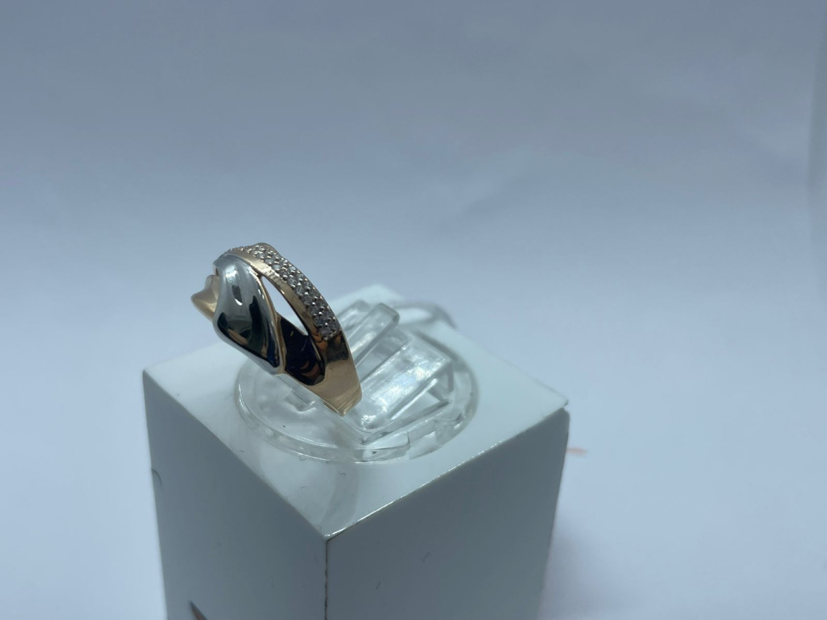 КОЛКМИ585 КОЛЬЦО С КАМНЯМИ (Au 585)