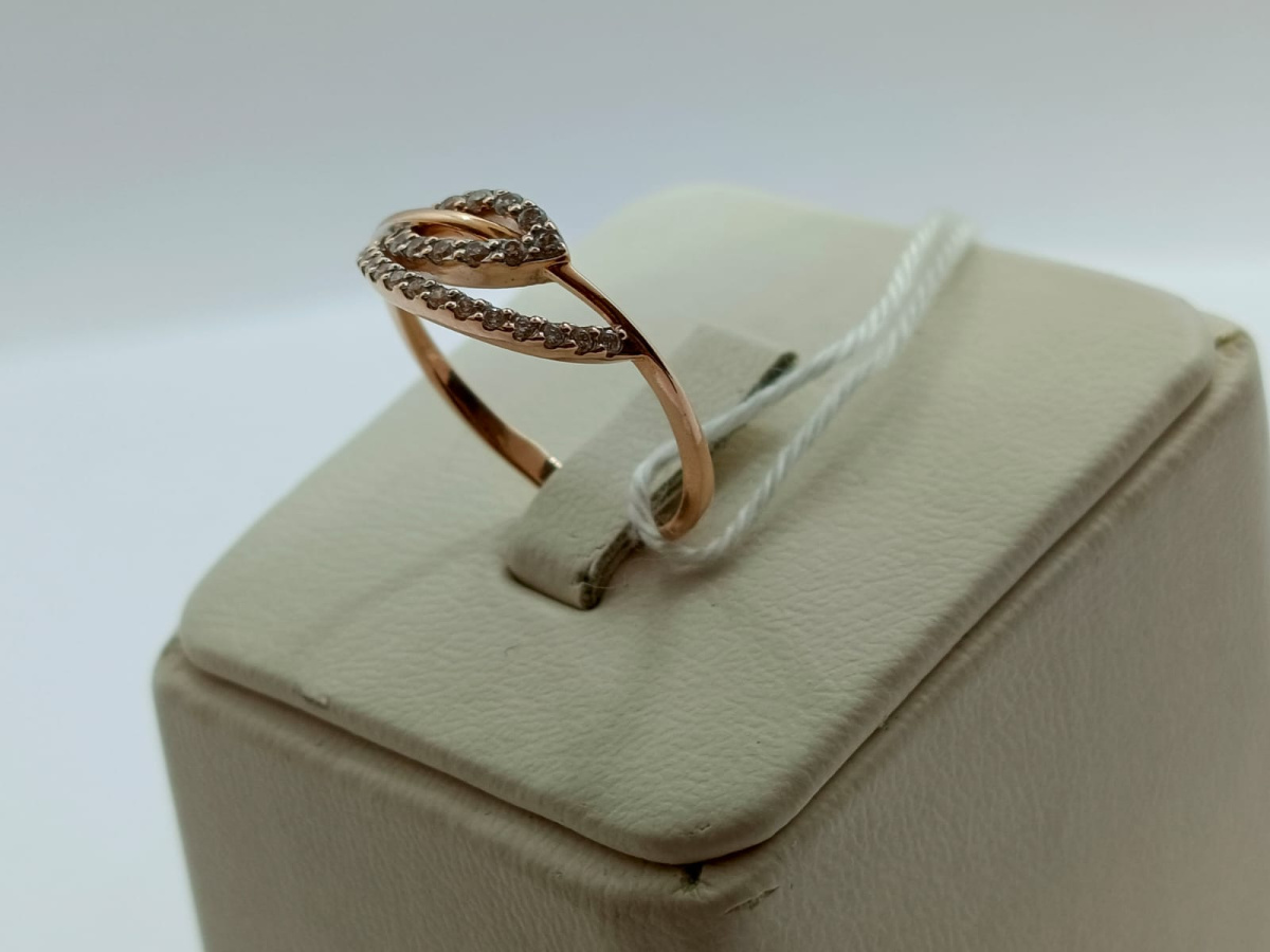 КОЛКМИ585 КОЛЬЦО С КАМНЯМИ (Au 585)