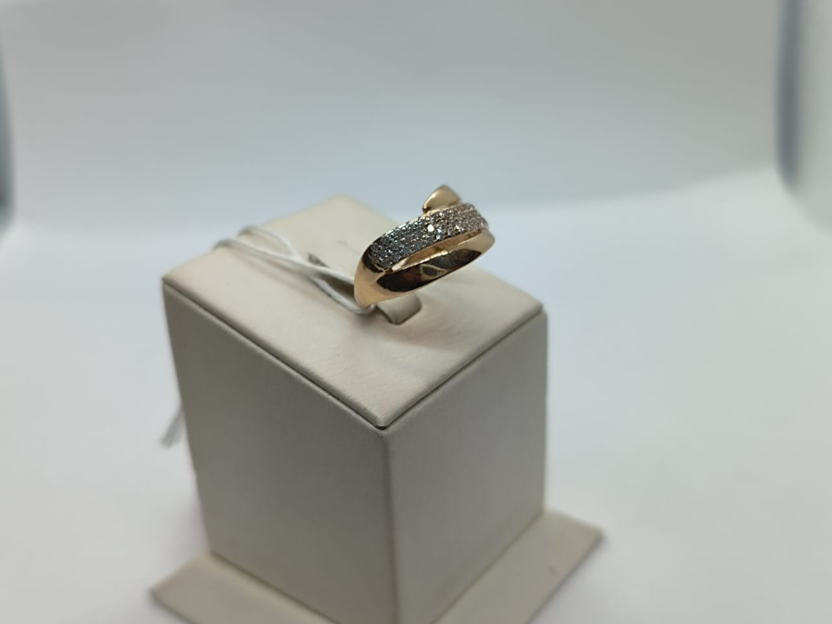 КОЛКМИ585 КОЛЬЦО С КАМНЯМИ (Au 585)