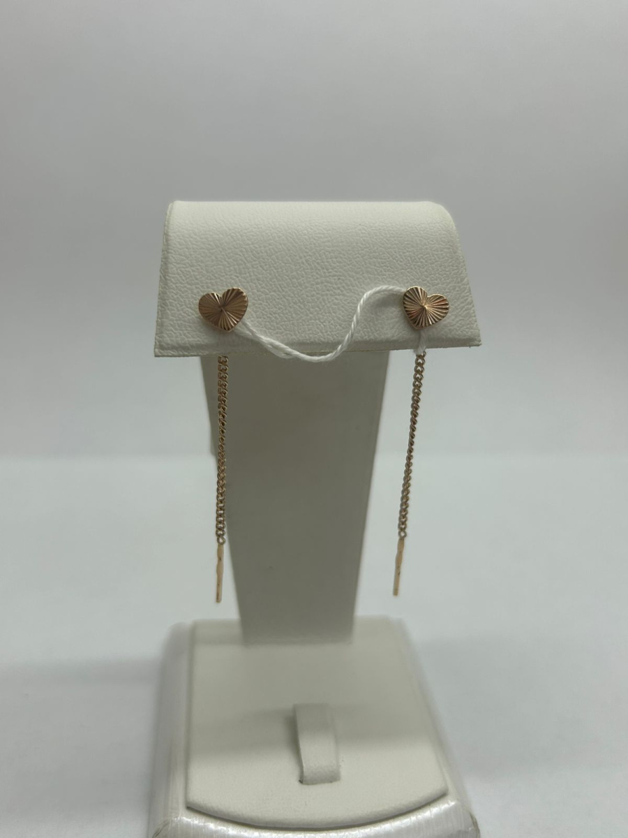 СПРО585 СЕРЬГИ ПРОДЕВКИ (Au 585)