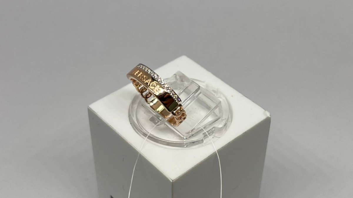 1106126 КОЛЬЦО С КАМНЯМИ (Au 585)