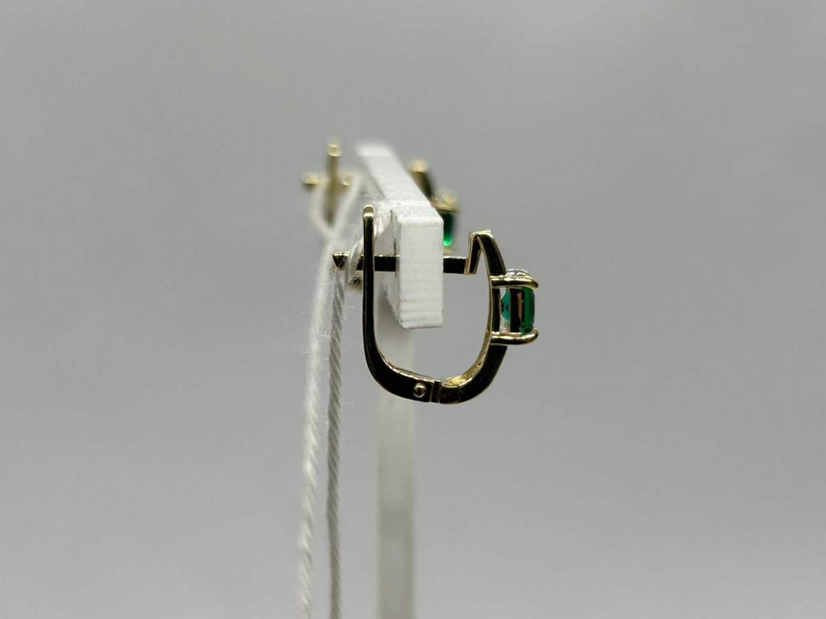 СКМИ585 СЕРЬГИ С КАМНЯМИ (Au 585)