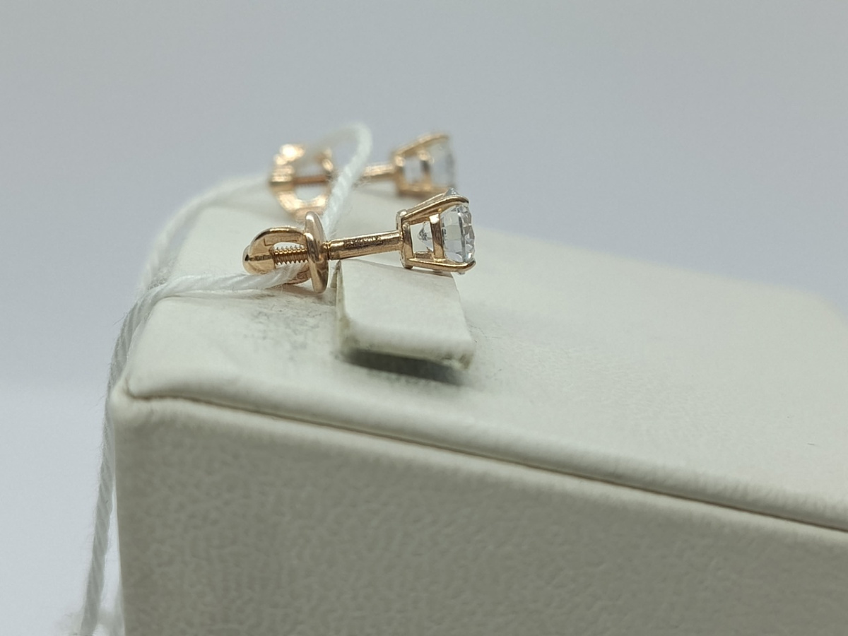 СПУС585 СЕРЬГИ ПУСЕТЫ (Au 585)