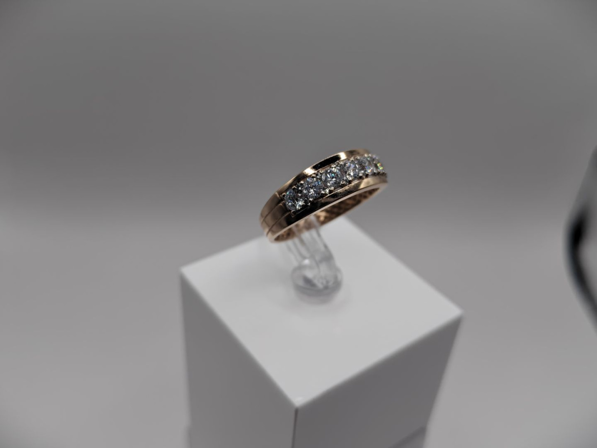 КОЛКМИ585 КОЛЬЦО С КАМНЯМИ (Au 585)