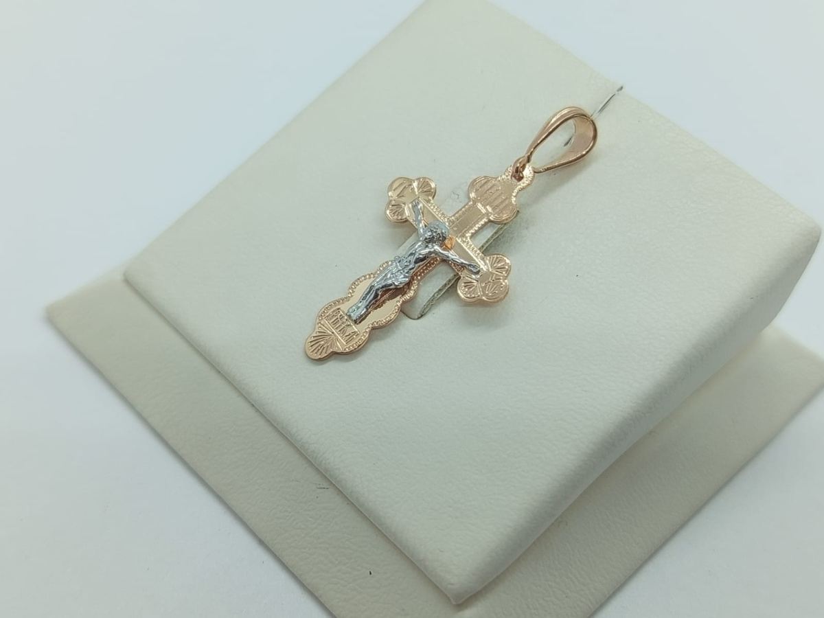 ПОДВЕСКА КРЕСТ (Au 585)