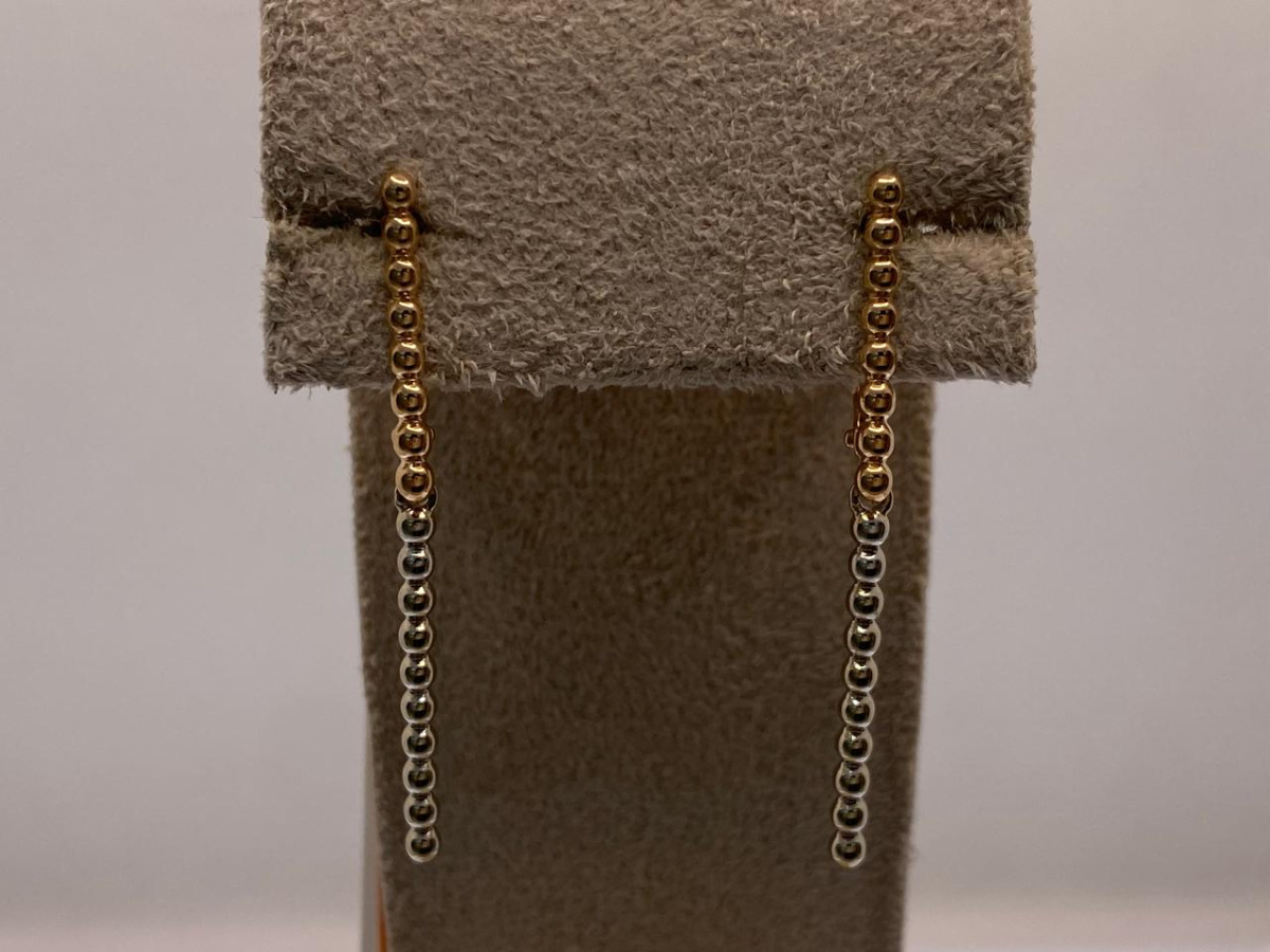 СБКМ585 СЕРЬГИ БЕЗ КАМНЯ (Au 585)