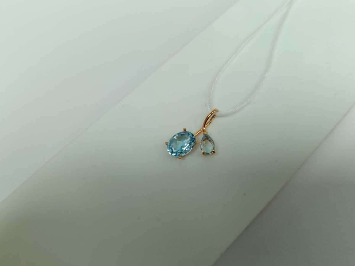 ПОДВЕСКА С КАМНЯМИ (Au 585)