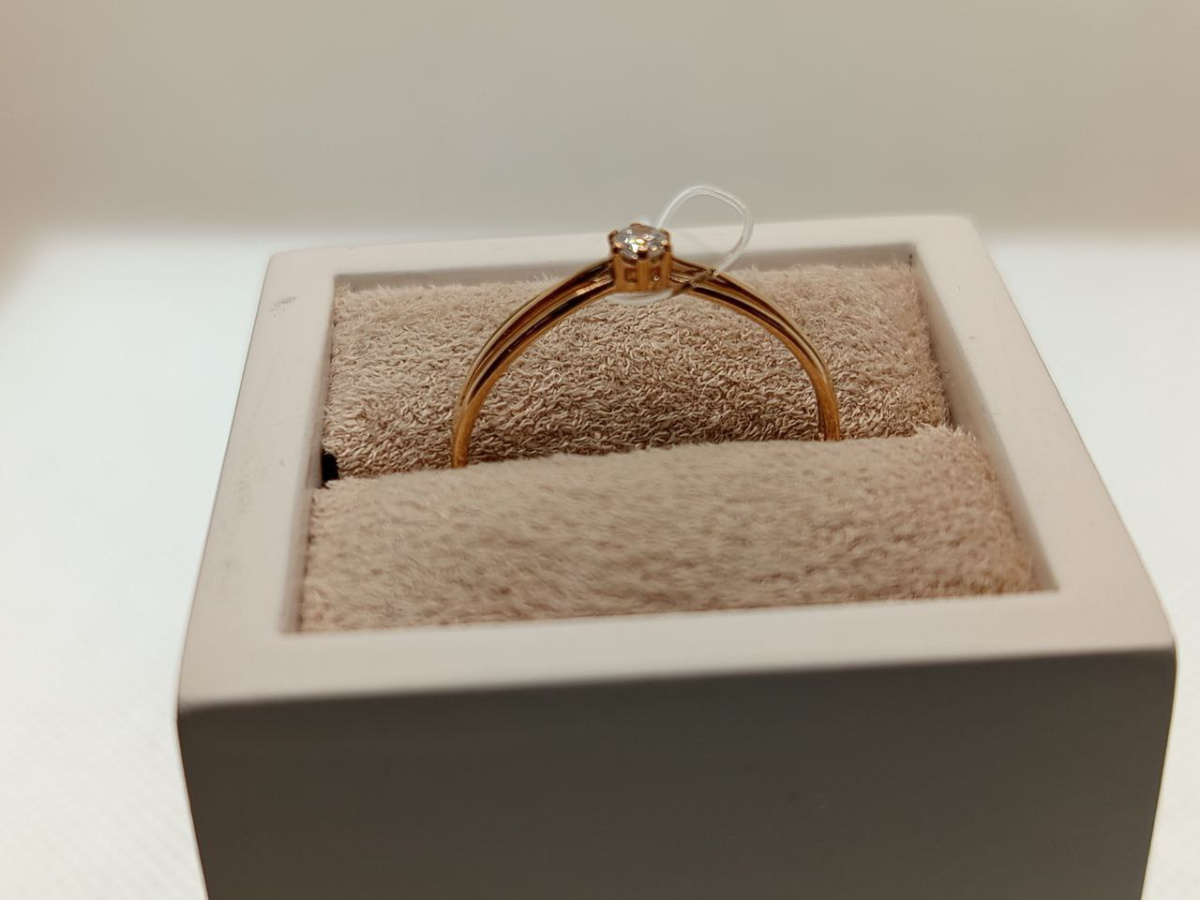 КОЛЬЦО С КАМНЕМ (Au 585)