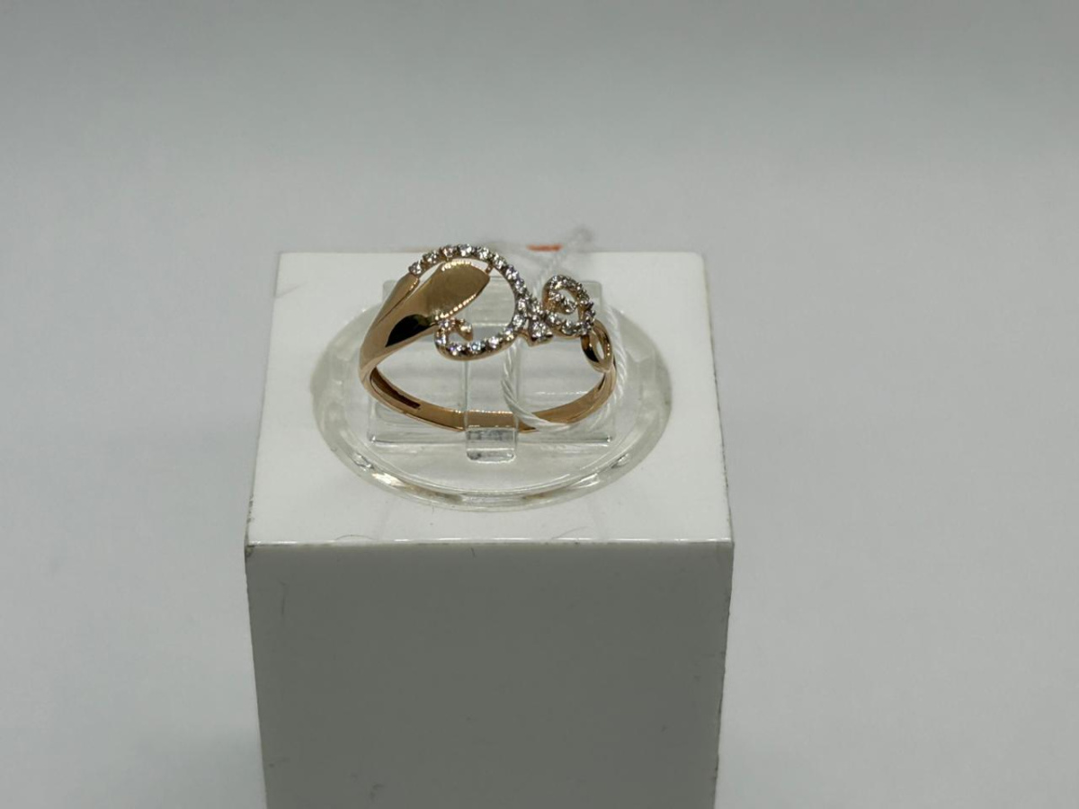 КОЛКМИ585 КОЛЬЦО С КАМНЯМИ (Au 585)