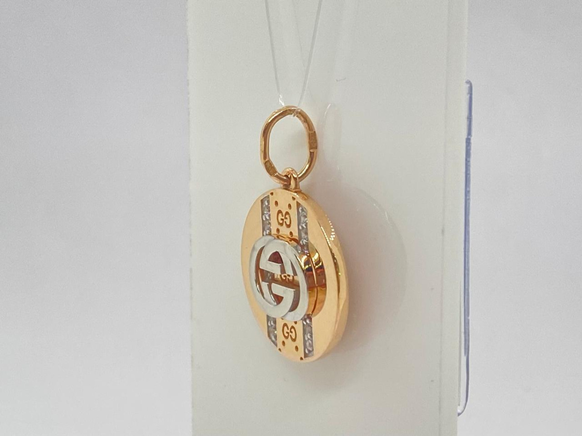 ПОДВЕСКА С КАМНЯМИ (Au 585)