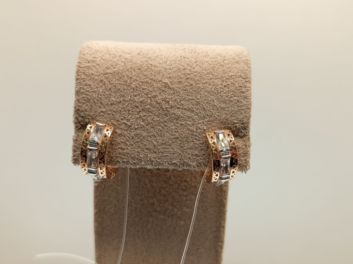 СЕРЬГИ С КАМНЯМИ (Au 585)