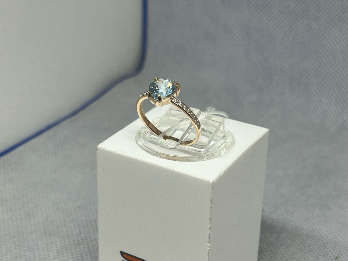 КОЛКМИ585 КОЛЬЦО С КАМНЯМИ (Au 585)