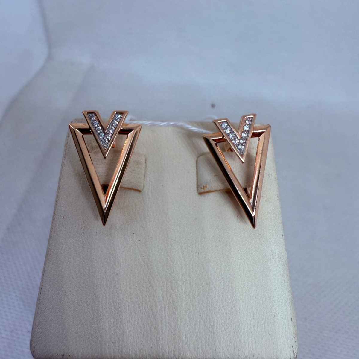 СКМИ585 СЕРЬГИ С КАМНЯМИ (Au 585)