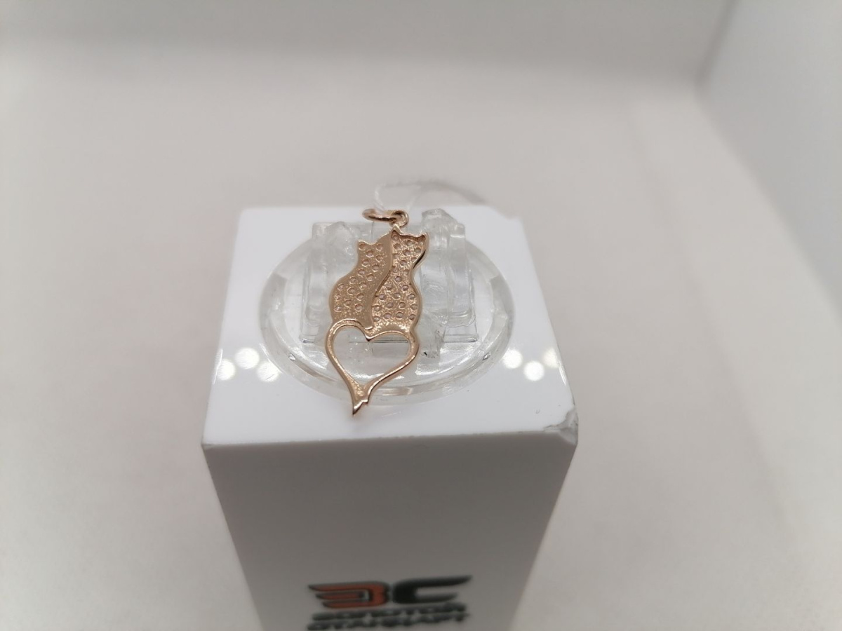 ПОДКМИ585 ПОДВЕСКА С КАМНЯМИ (Au 585)