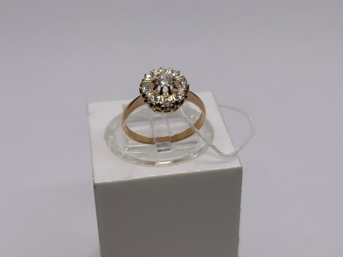 КОЛКМИ585 КОЛЬЦО С КАМНЯМИ (Au 585)