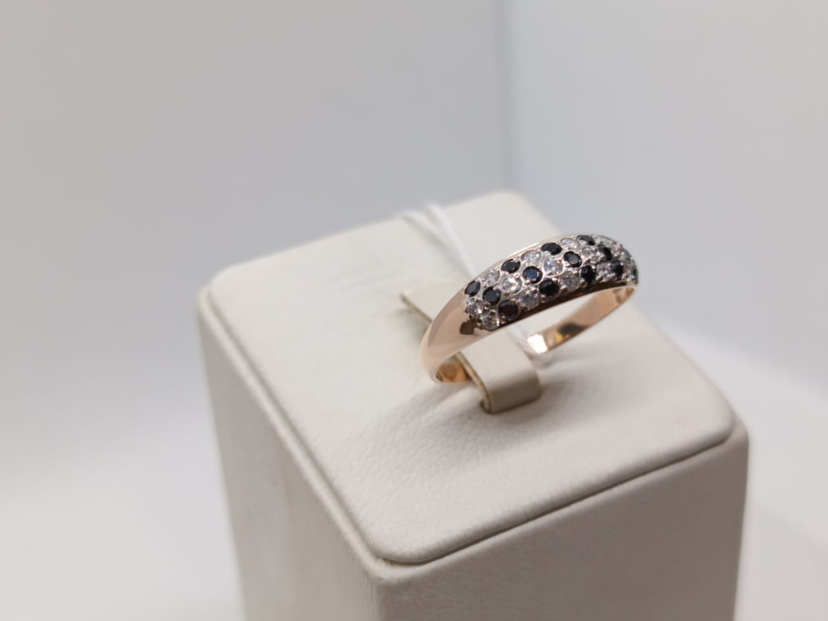 КОЛКМИ585 КОЛЬЦО С КАМНЯМИ (Au 585)