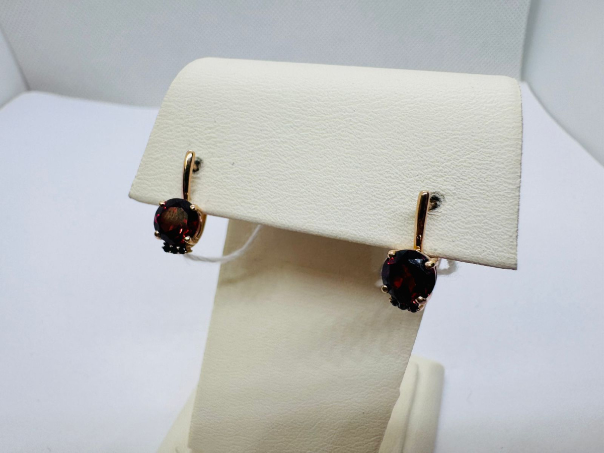 СЕРЬГИ С КАМНЯМИ (Au 585)