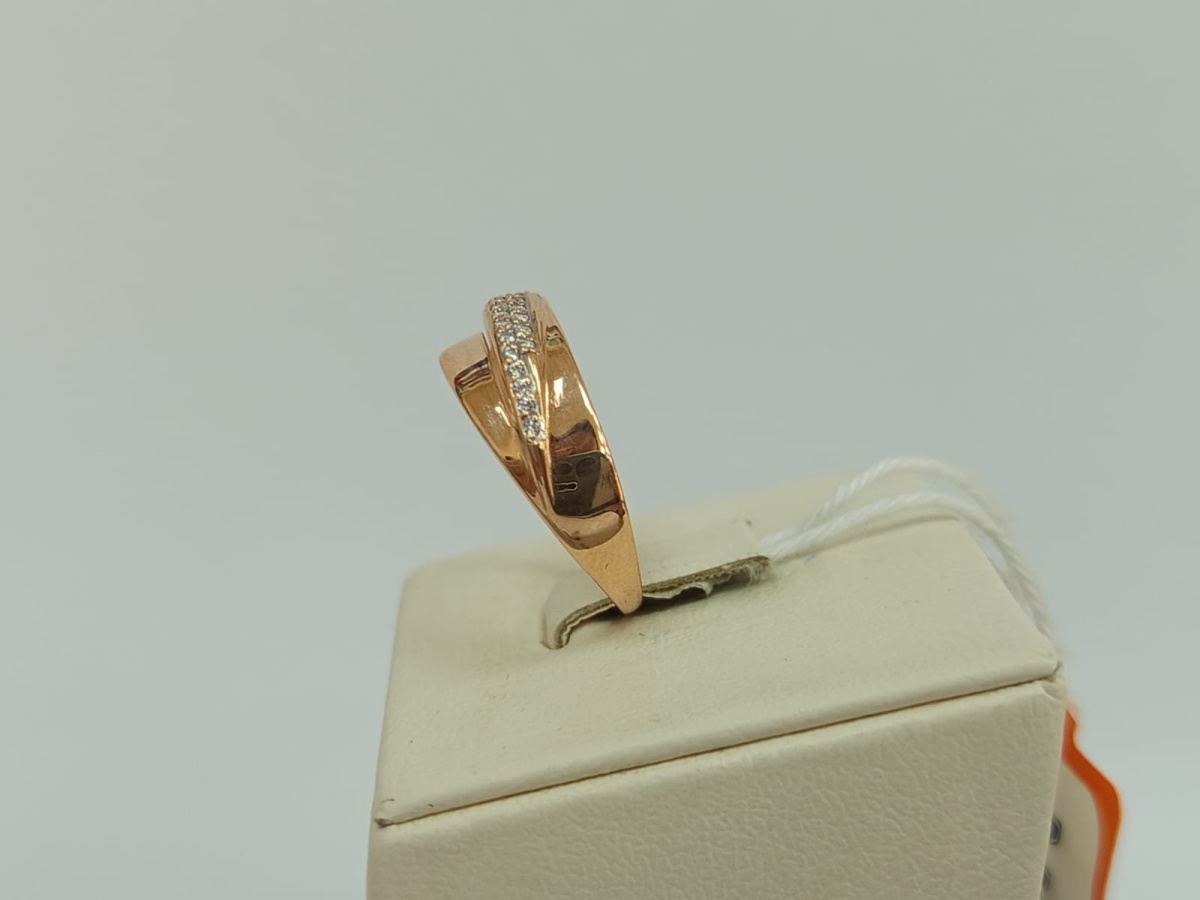 КОЛКМИ585 КОЛЬЦО С КАМНЯМИ (Au 585)