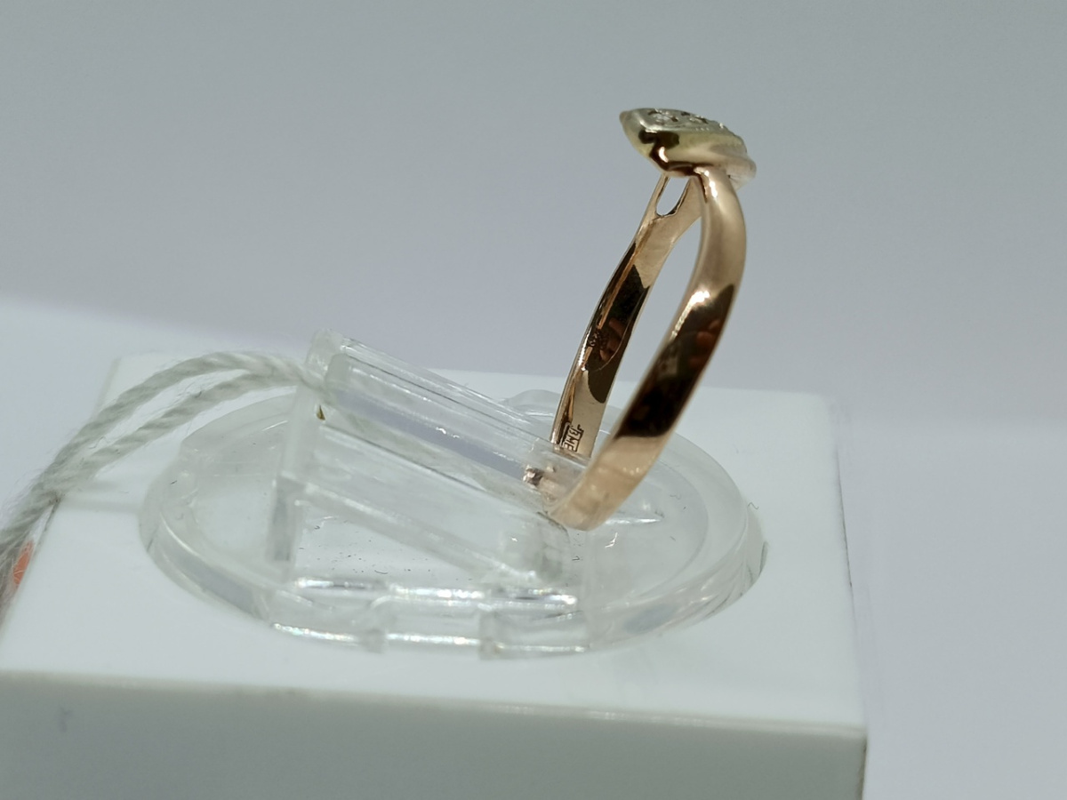 КОЛКМИ585 КОЛЬЦО С КАМНЯМИ (Au 585)