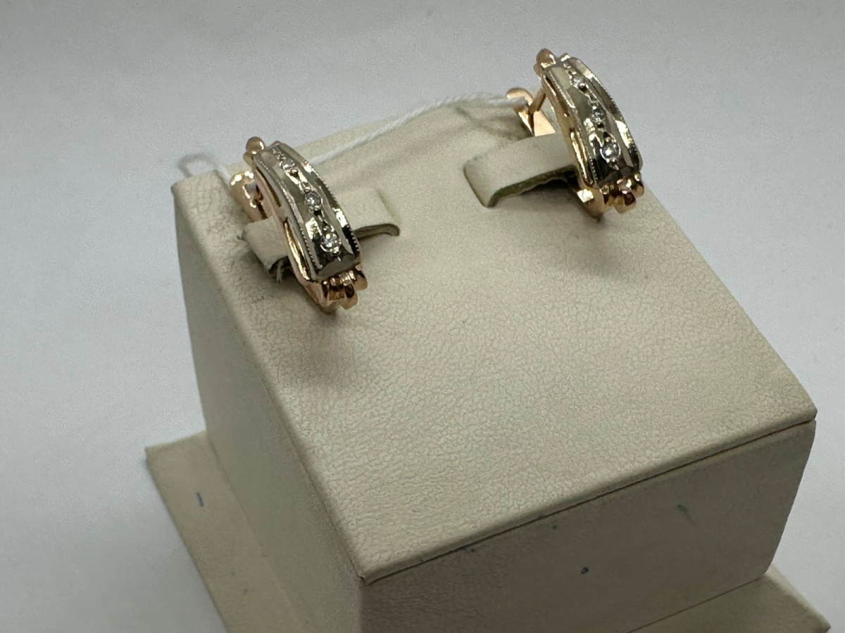 СЕРЬГИ БРИЛЛИАНТ (Au 585)