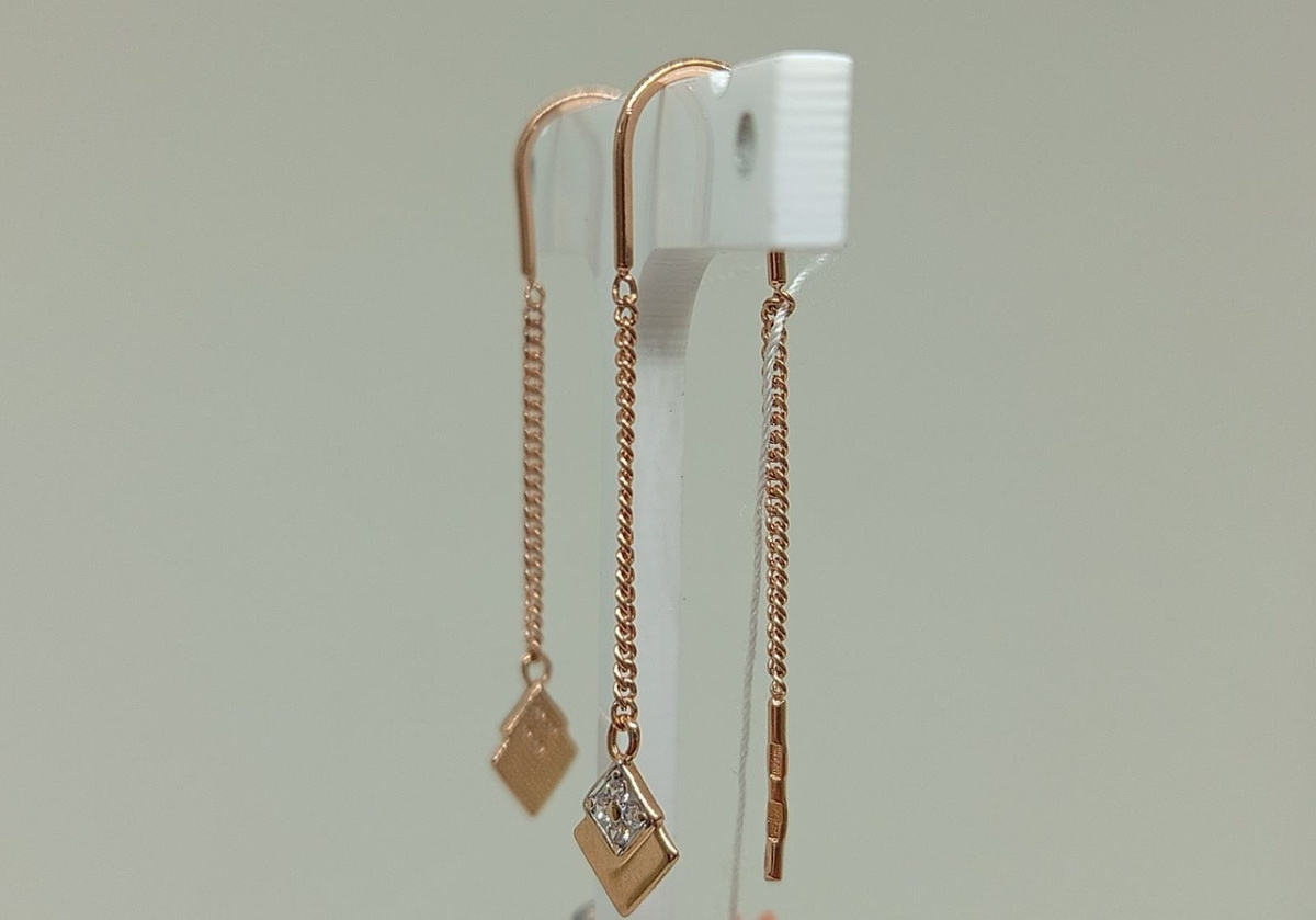 СПРО585 СЕРЬГИ ПРОДЕВКИ (Au 585)