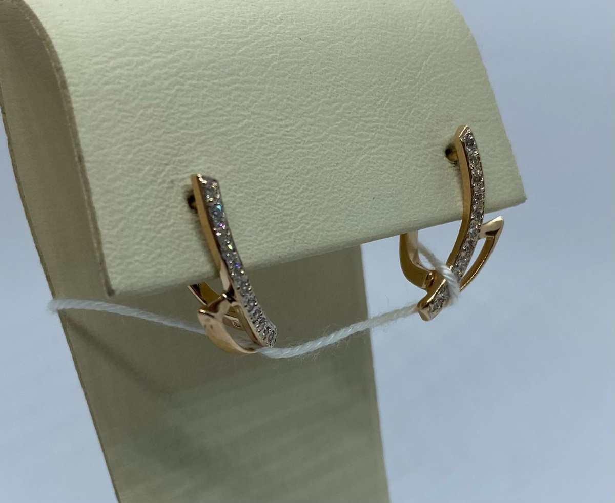 СКМИ585 СЕРЬГИ С КАМНЯМИ (Au 585) СКМИ585 СЕРЬГИ С КАМНЯМИ (Au 585)