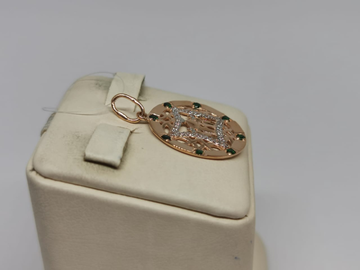 ПОДВЕСКА С КАМНЯМИ (Au 585)