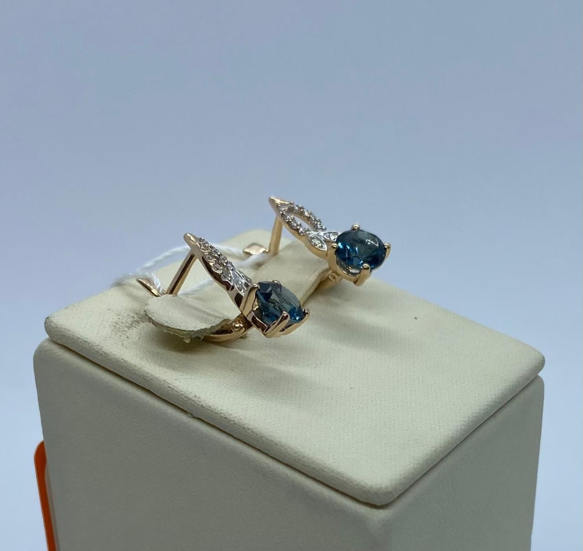 СЕРЬГИ С КАМНЯМИ (Au 585)