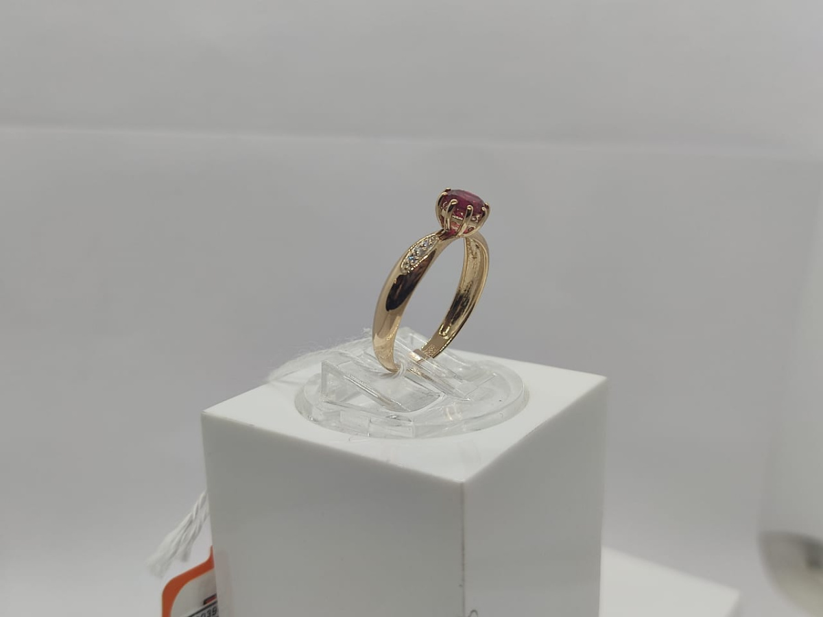 КОЛКМИ585 КОЛЬЦО С КАМНЯМИ (Au 585)