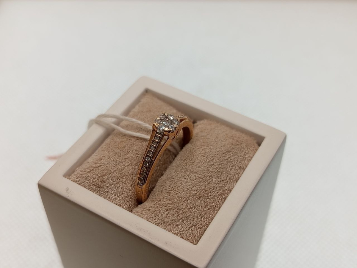 КОЛЬЦО БРИЛЛИАНТ Au 585