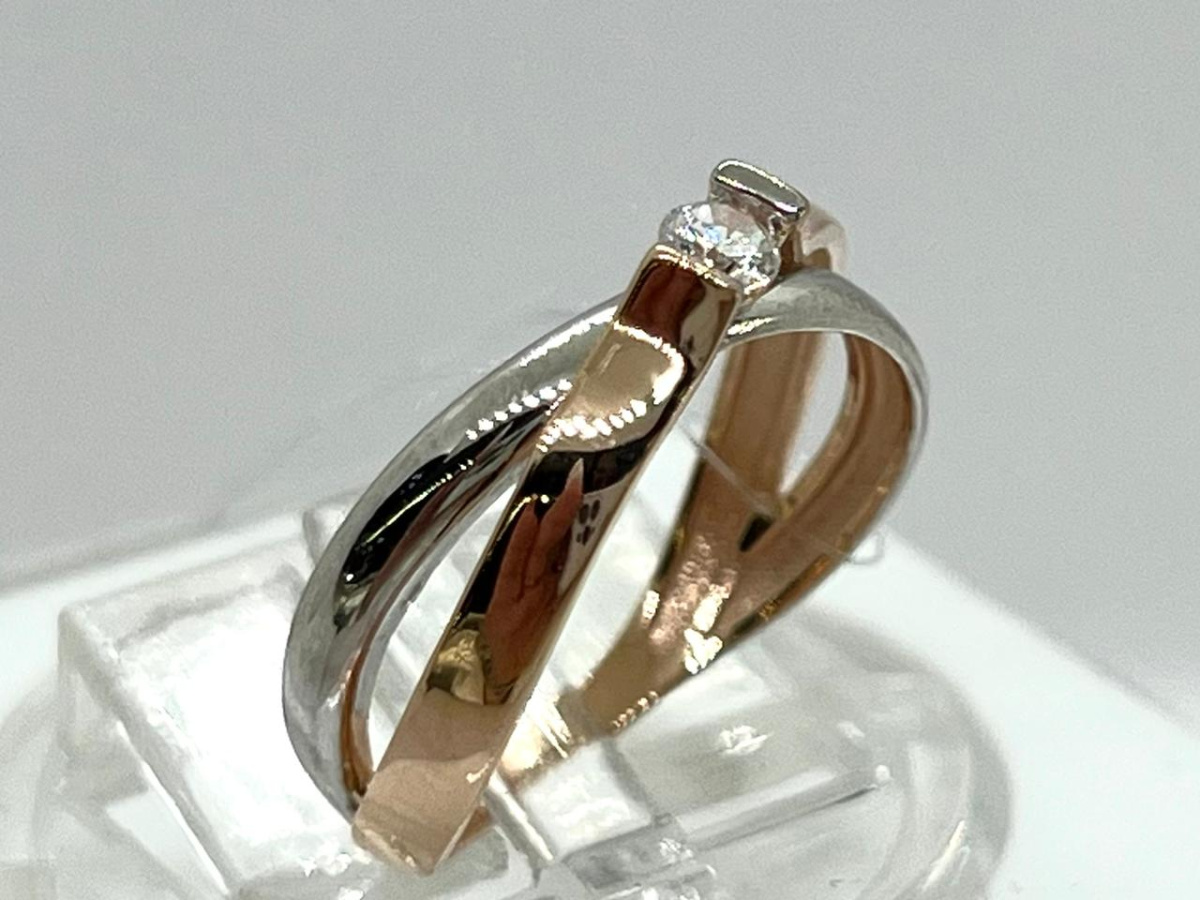 КОЛЬЦО С КАМНЕМ (Au 585)