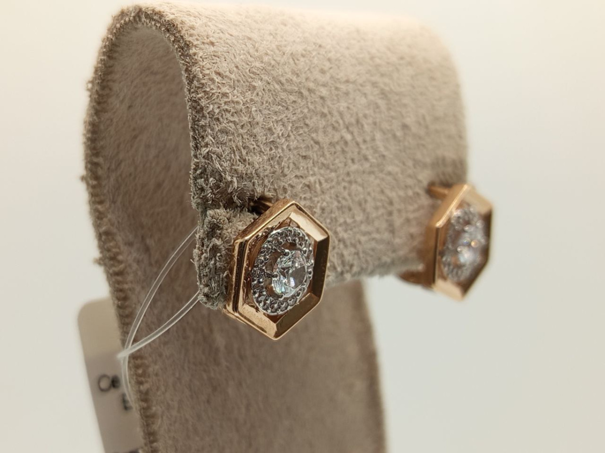 СЕРЬГИ С КАМНЯМИ (Au 585)